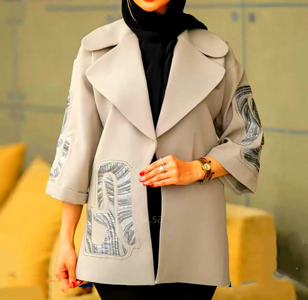 مانتو ساده نخی
