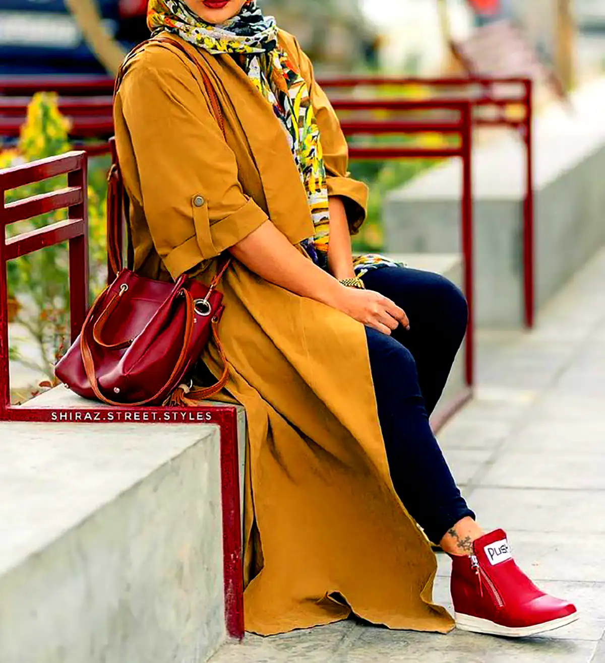 مانتو رنگی مد روز