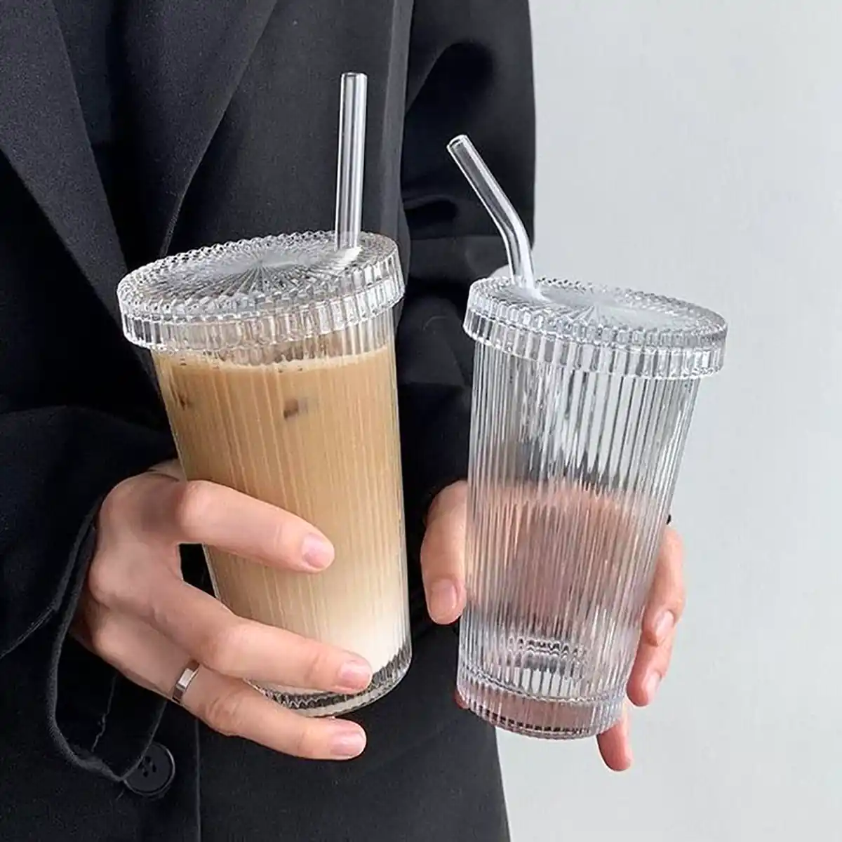 ماگ شیشه‌ای زیبا و کاربردی