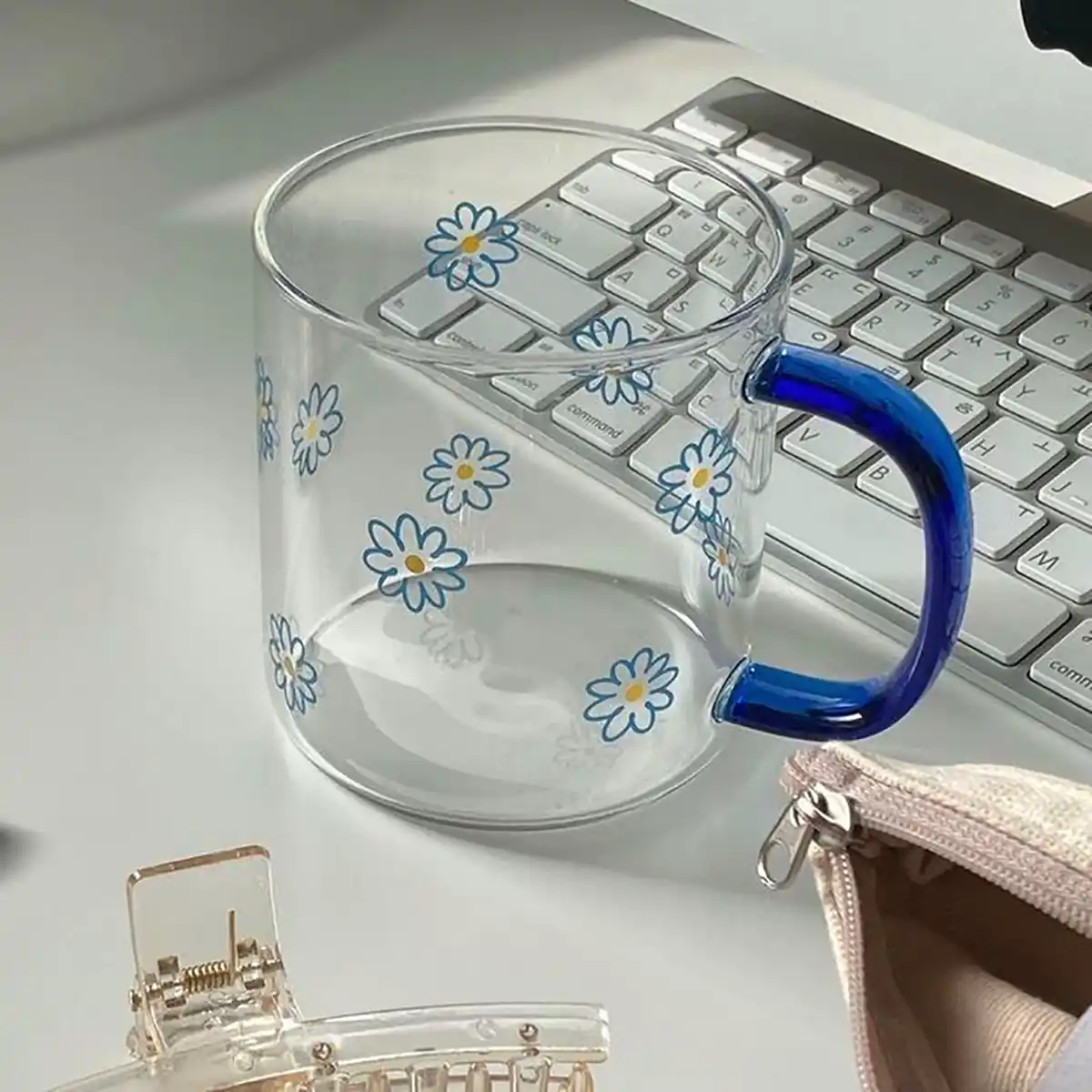 ماگ شیشه‌ای شیک و کاربردی