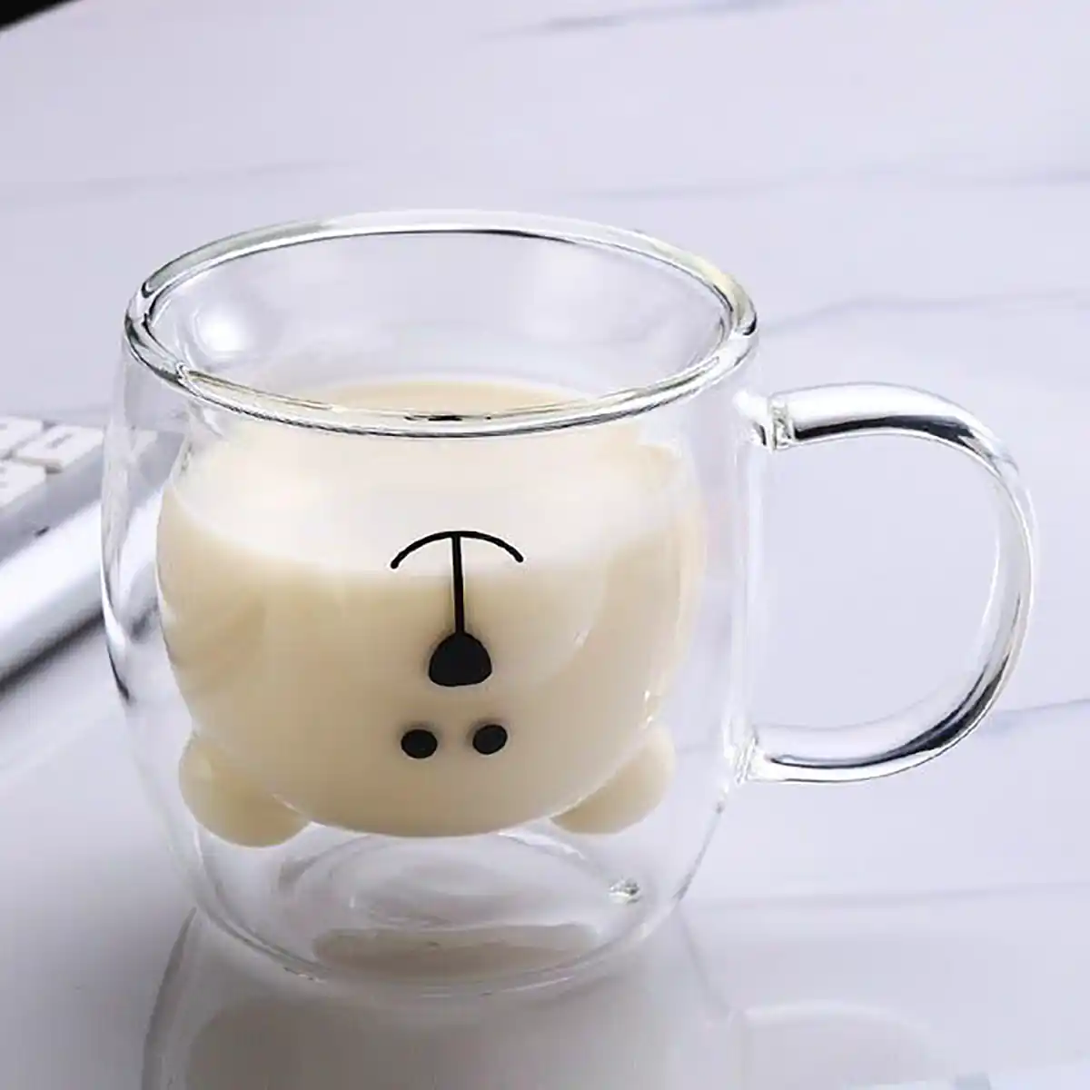 ماگ شیشه‌ای شیک و کاربردی