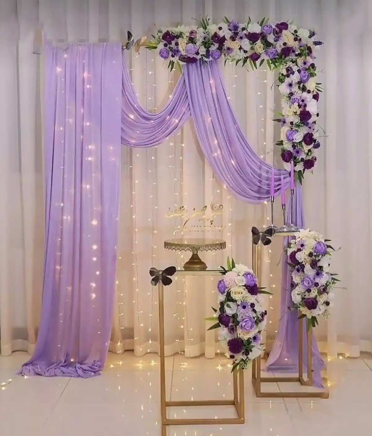 بک دراپ عروسی لوکس