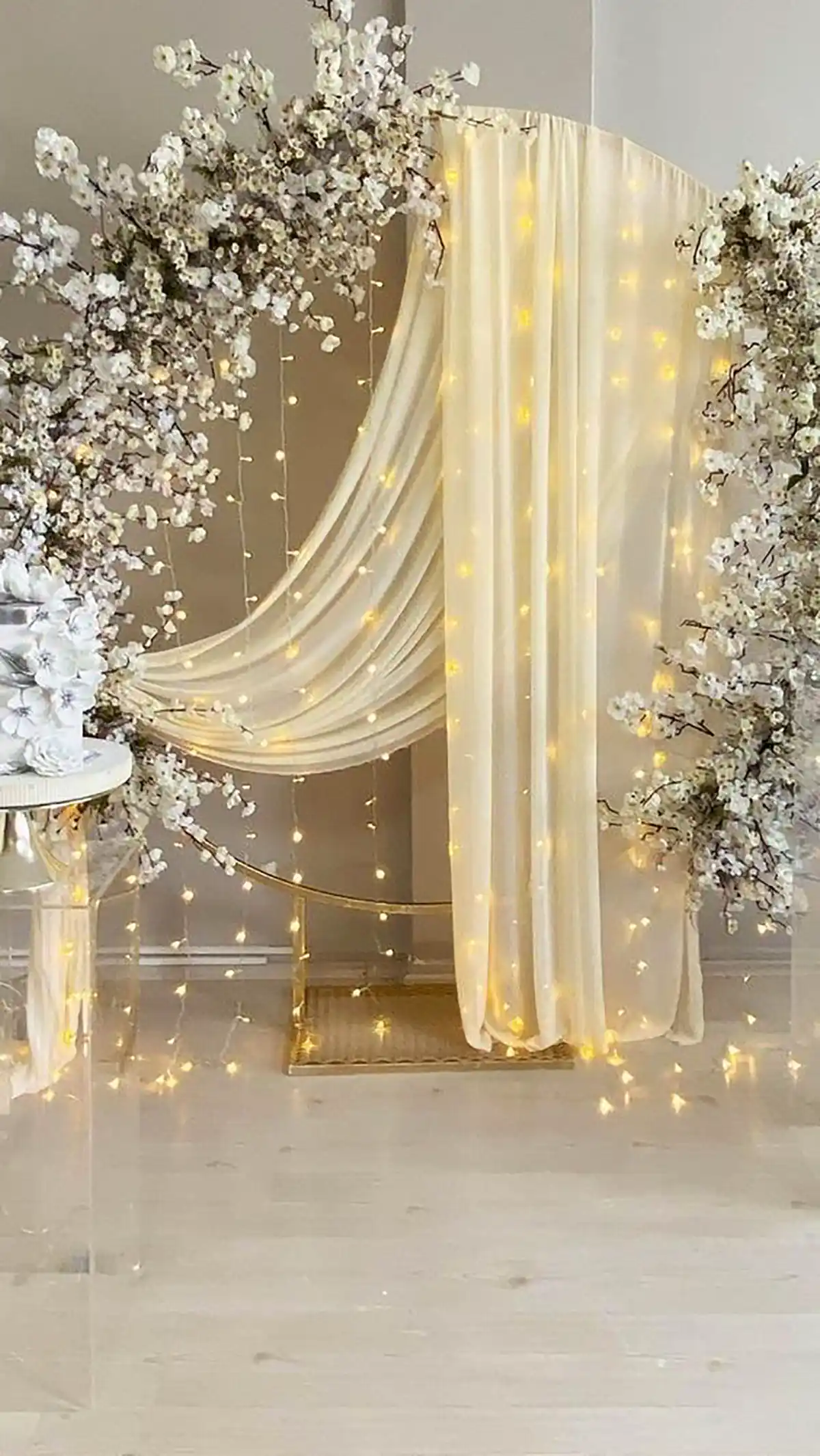 بک دراپ عروسی لوکس