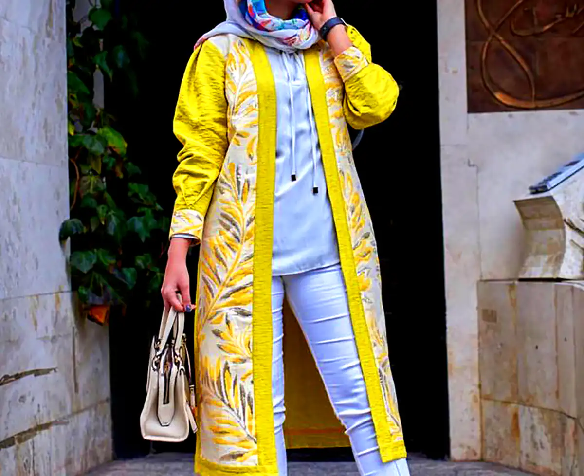 مانتو رنگی جدید
