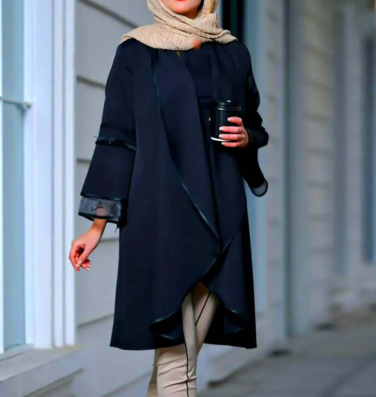 مانتو جدید دخترونه مشکی