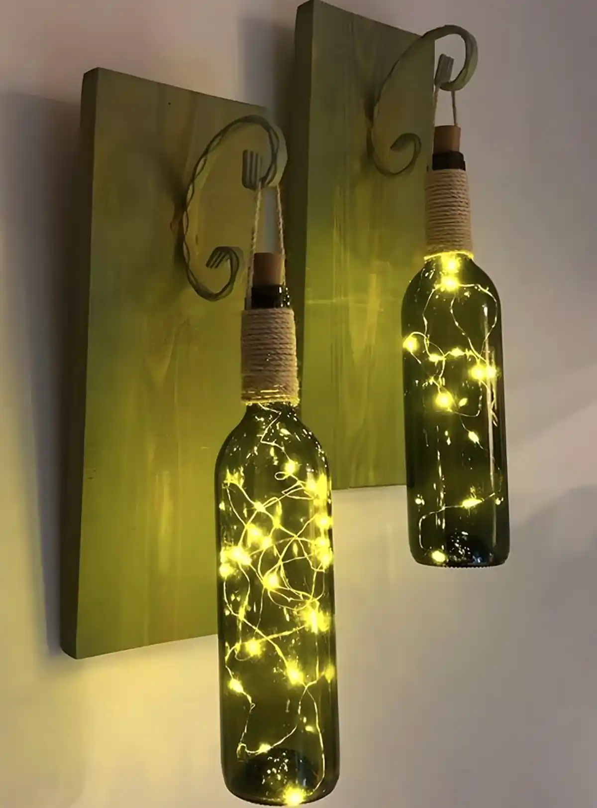 گلدان بطری شیشه ای