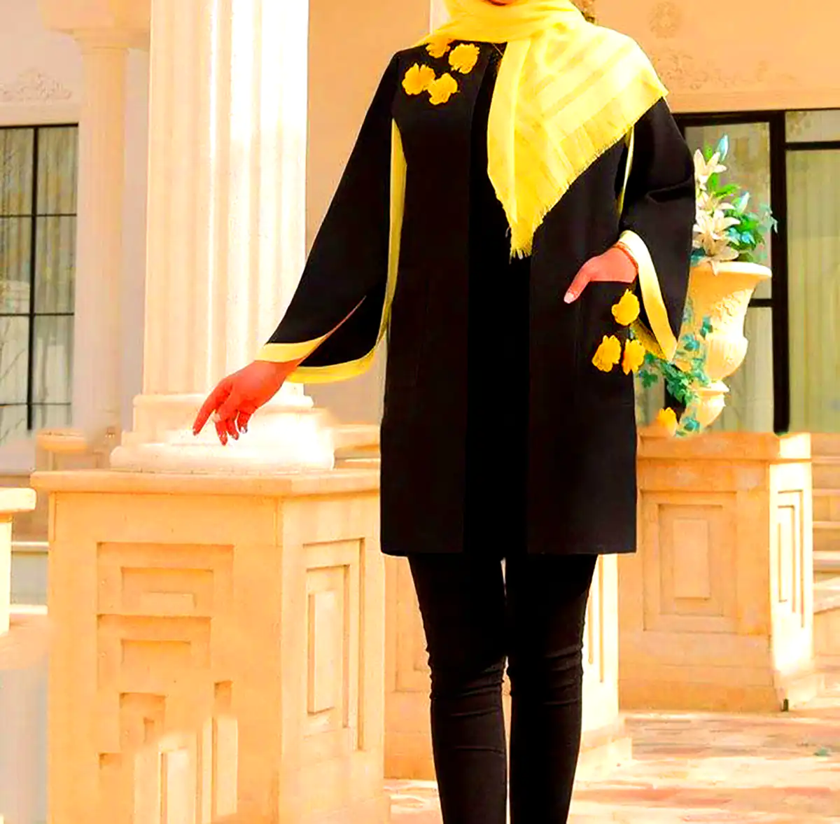 مانتو طرح ساده راسته