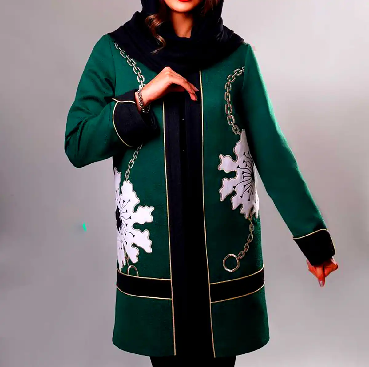مانتو طرح ساده راسته