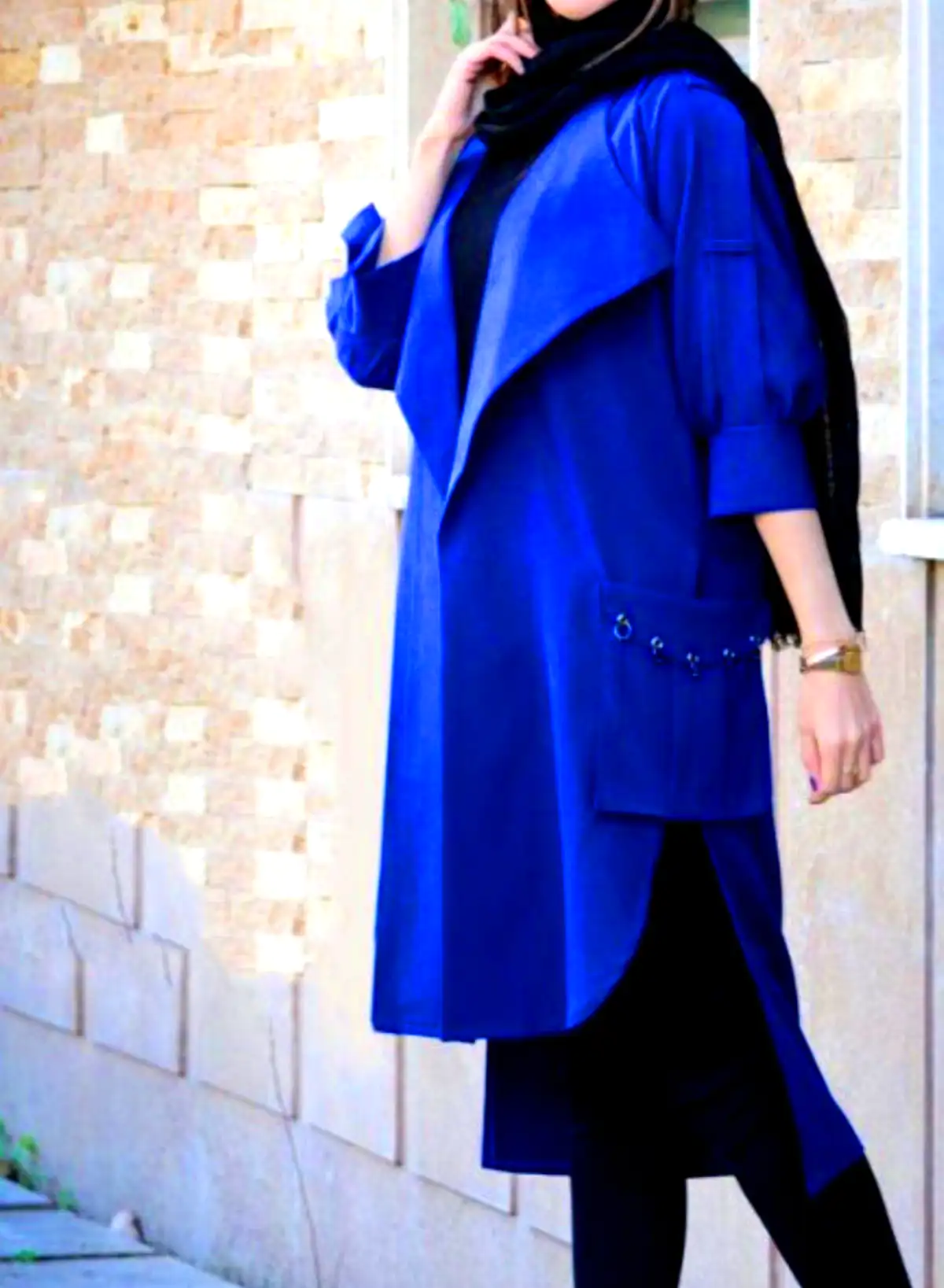 مانتو پوشیده اسپرت