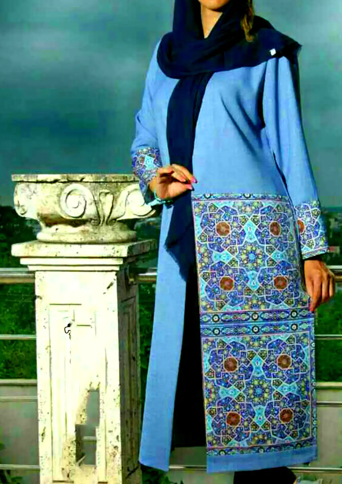 مانتو پوشیده اسپرت