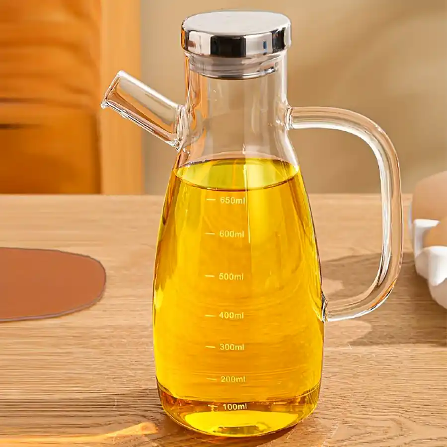 ست بطری شیشه ای روغن