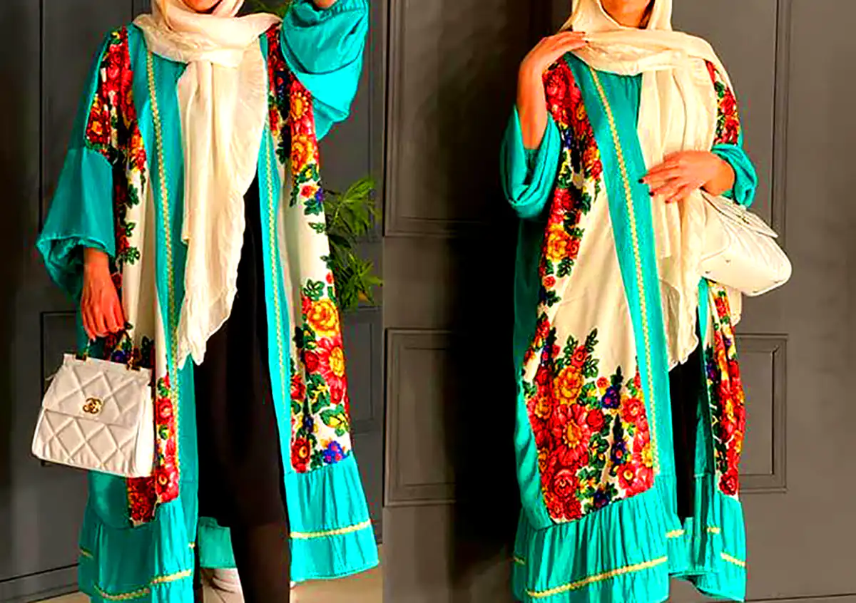 مانتو زنانه سنتی بیرونی