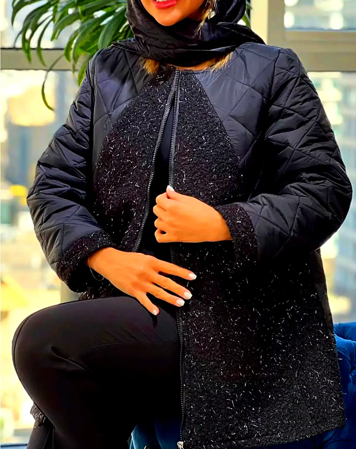 کاپشن مشکی زنانه