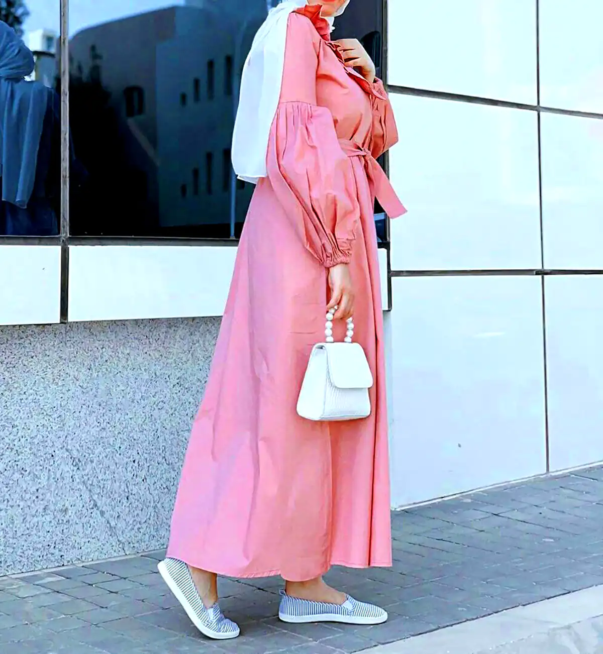 پیراهن شیک مجلسی صورتی