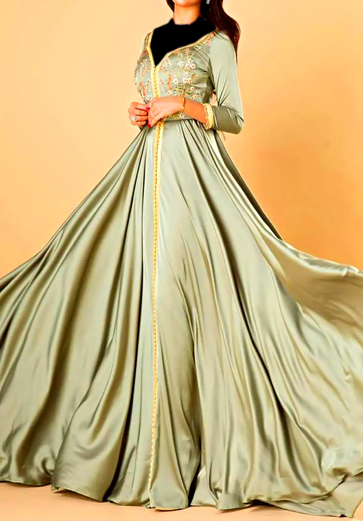 پیراهن ساتن مد روز