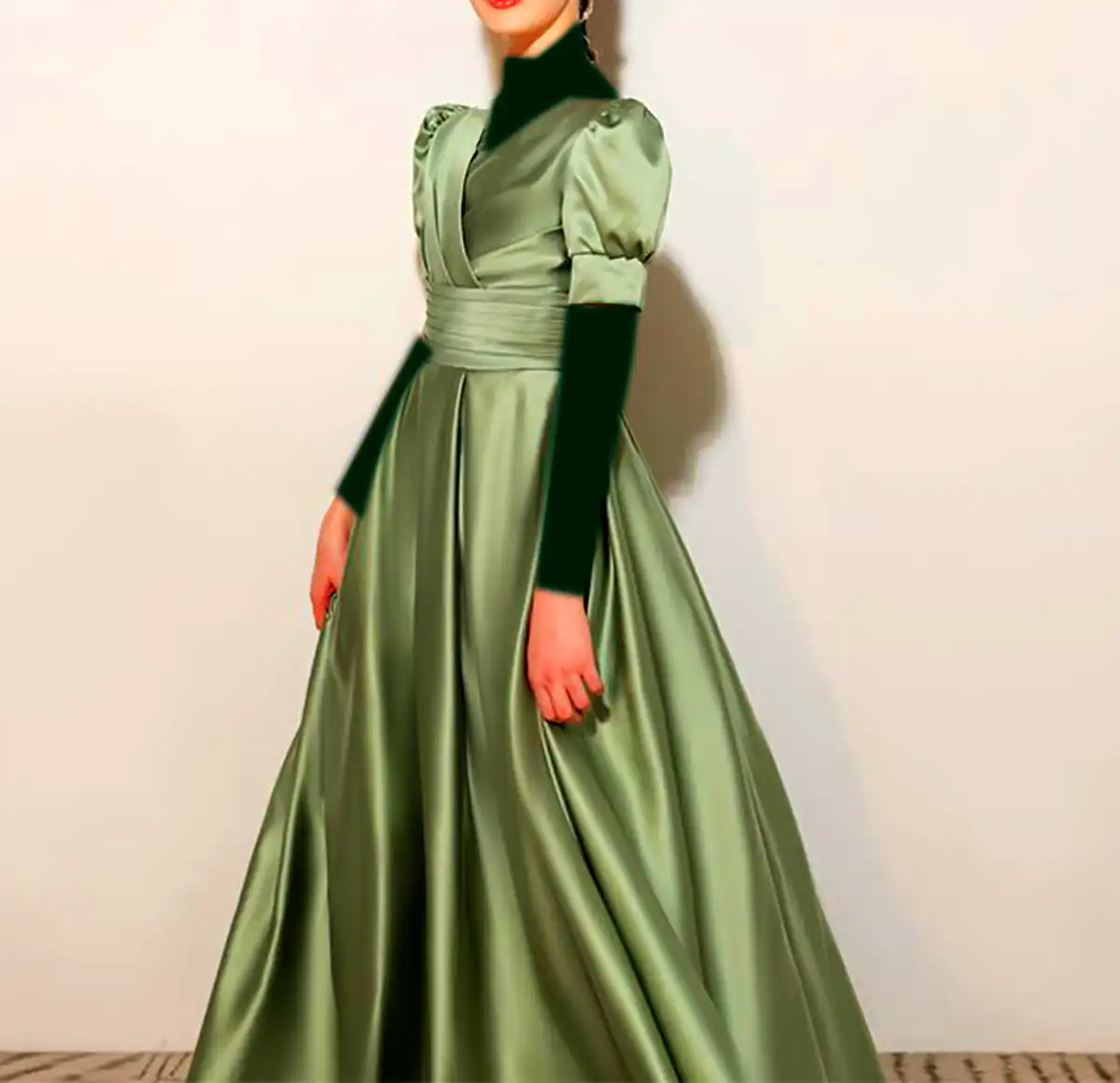 پیراهن ساتن مد روز