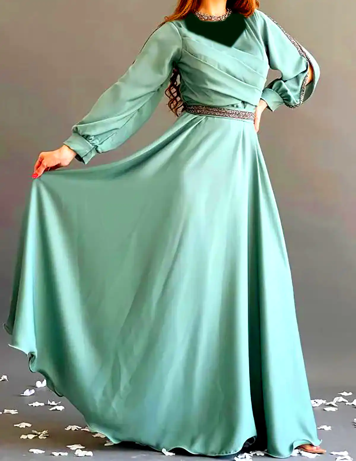 پیراهن ساتن مد روز