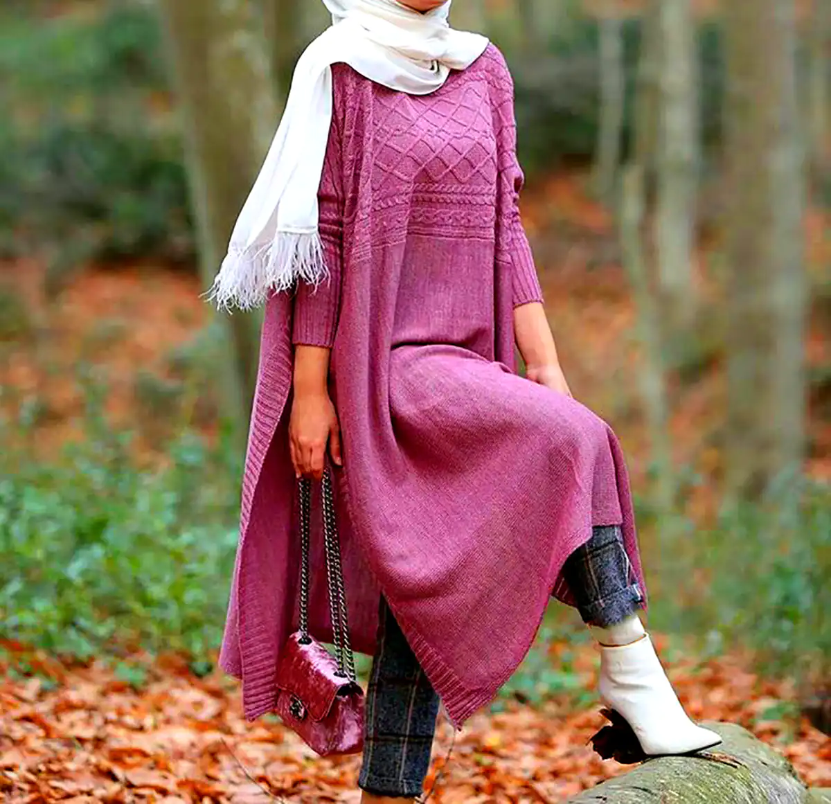 پیراهن پائیزی زیبا