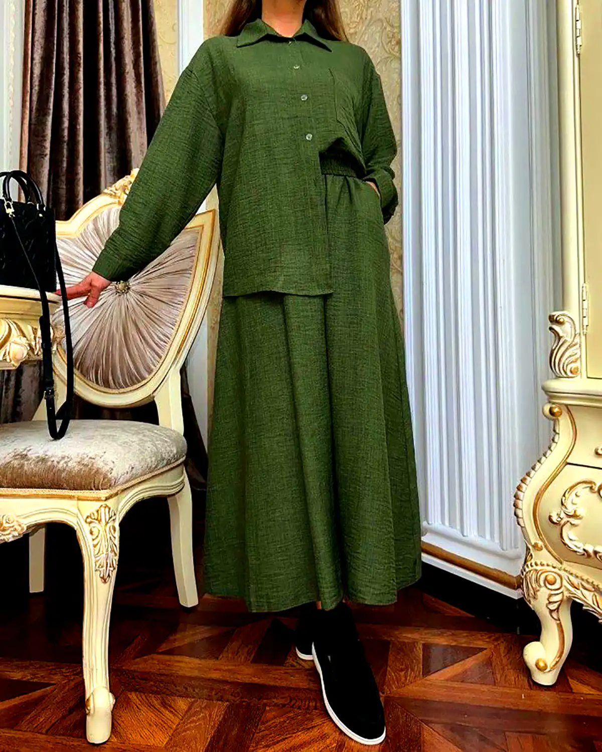 پیراهن پائیزی زیبا