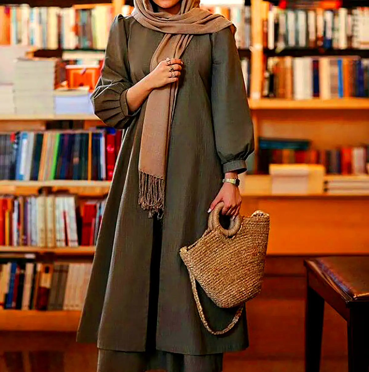 پیراهن پائیزی زیبا