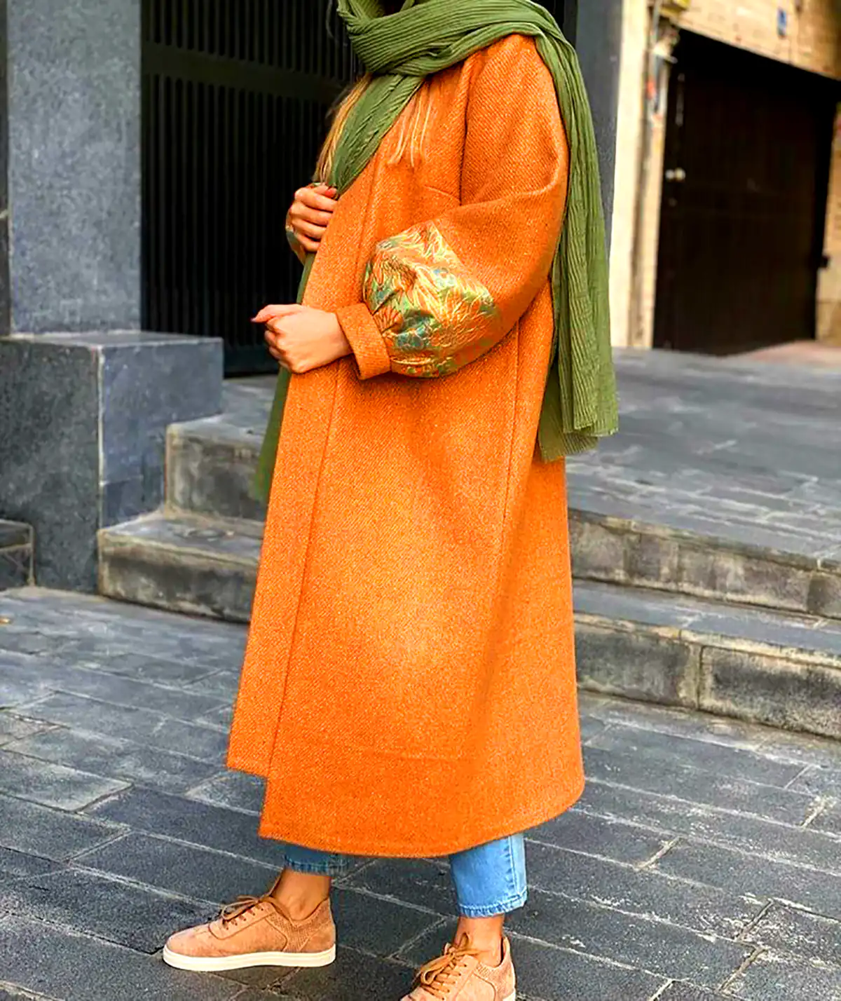 مانتو کبریتی آجری