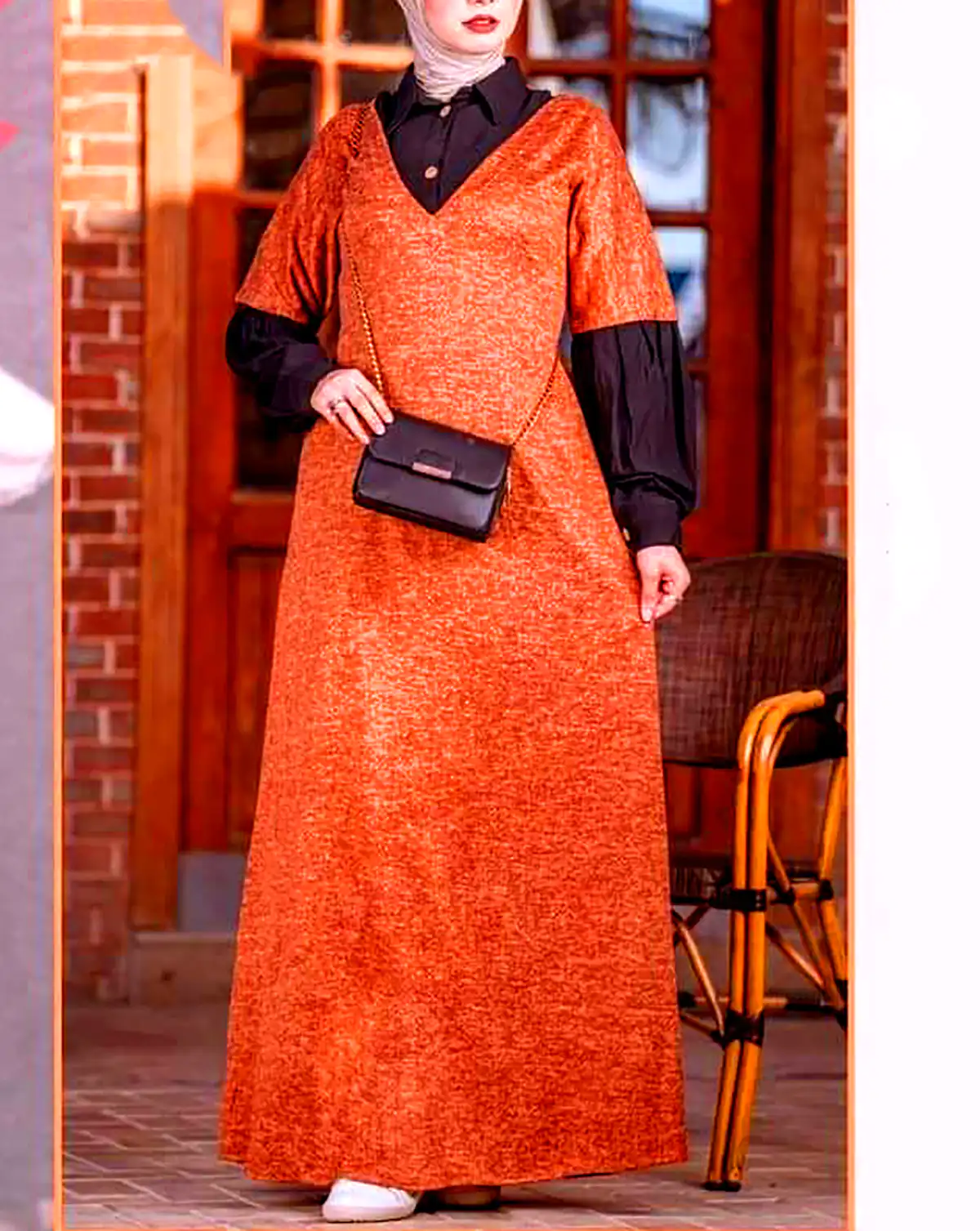 مانتو کبریتی آجری