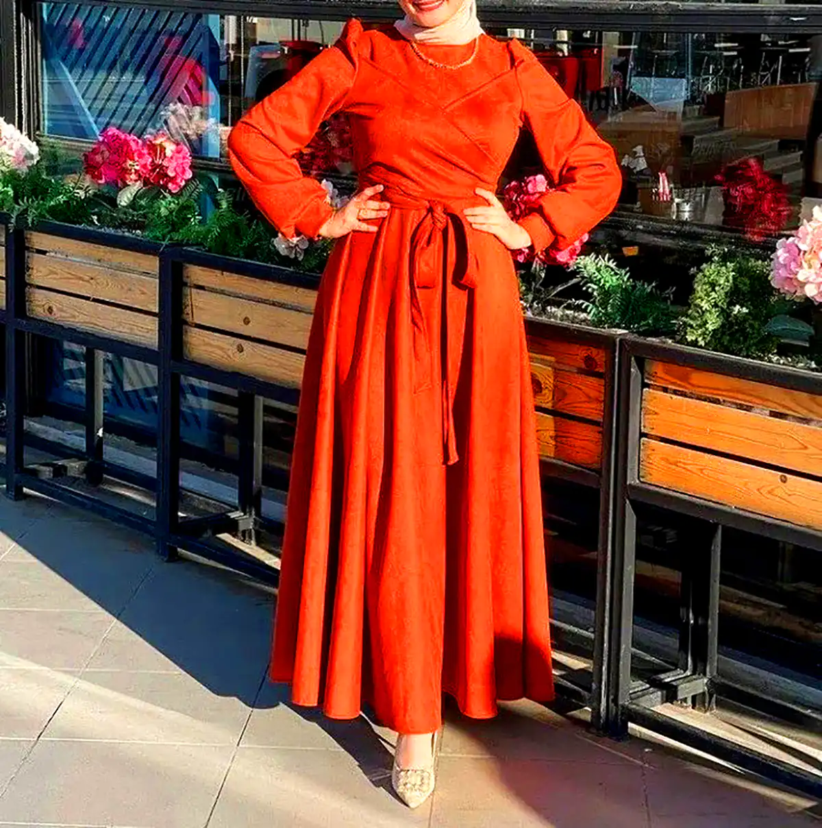 مانتو کبریتی آجری