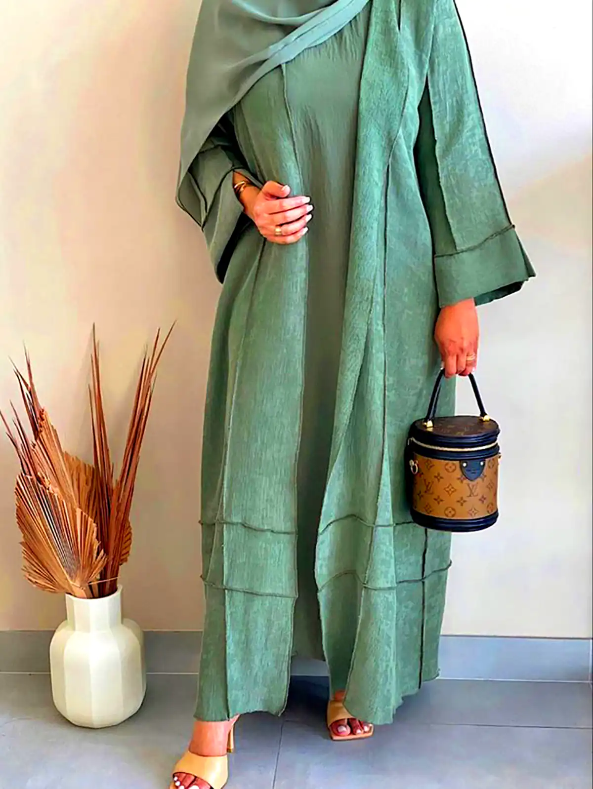مانتو عبایی رنگی مدرن