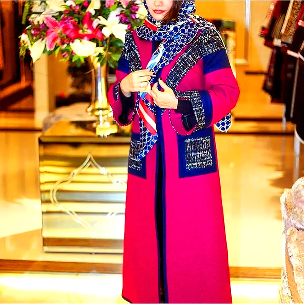 کت زنانه مجلسی کارشده
