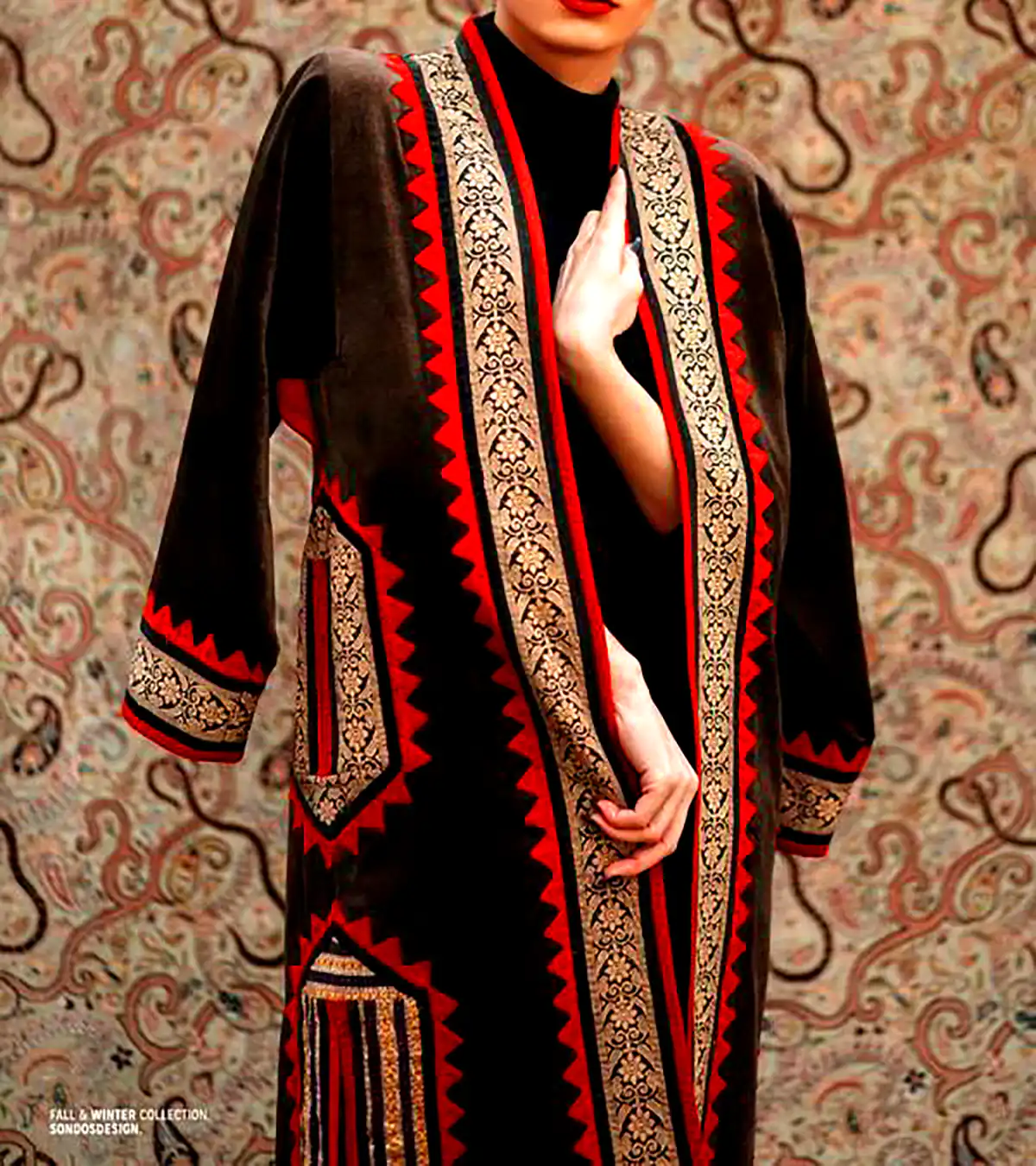کت زنانه مجلسی کارشده
