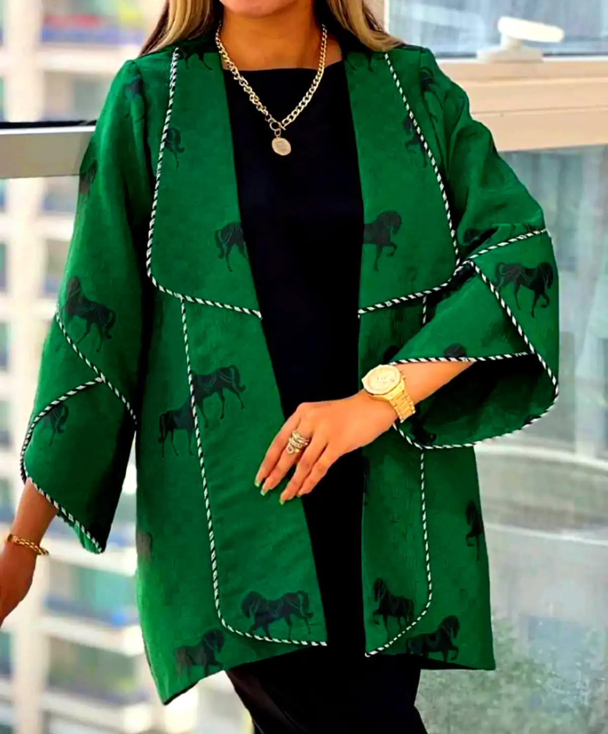 کت زنانه مجلسی کارشده