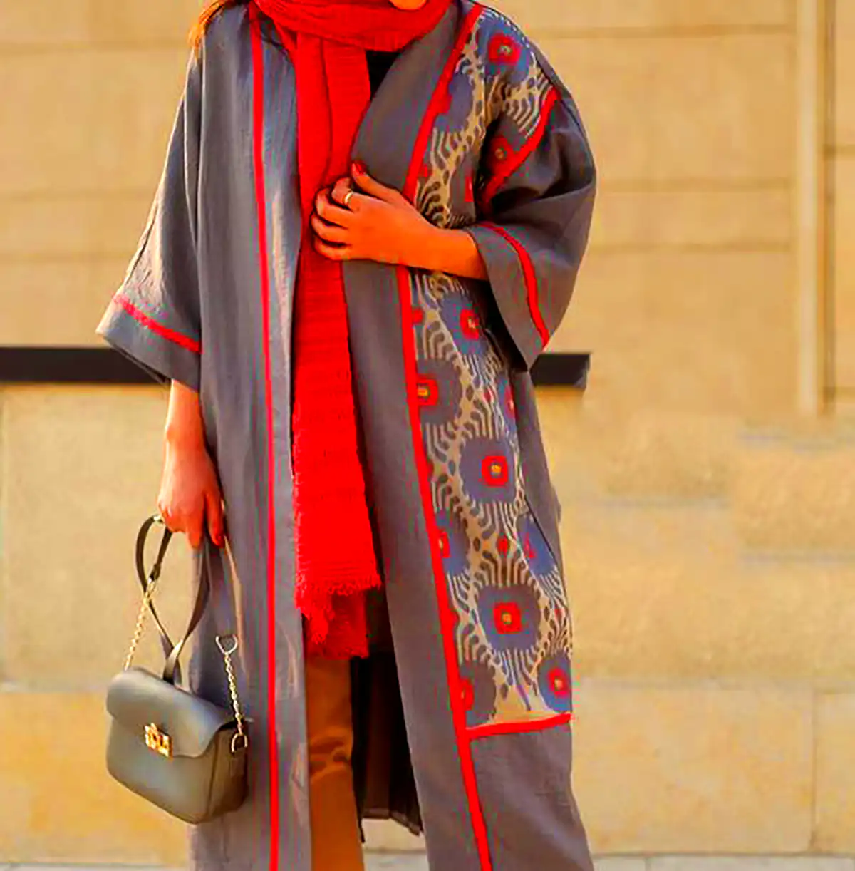 کت پائیزی فانتزی رنگی