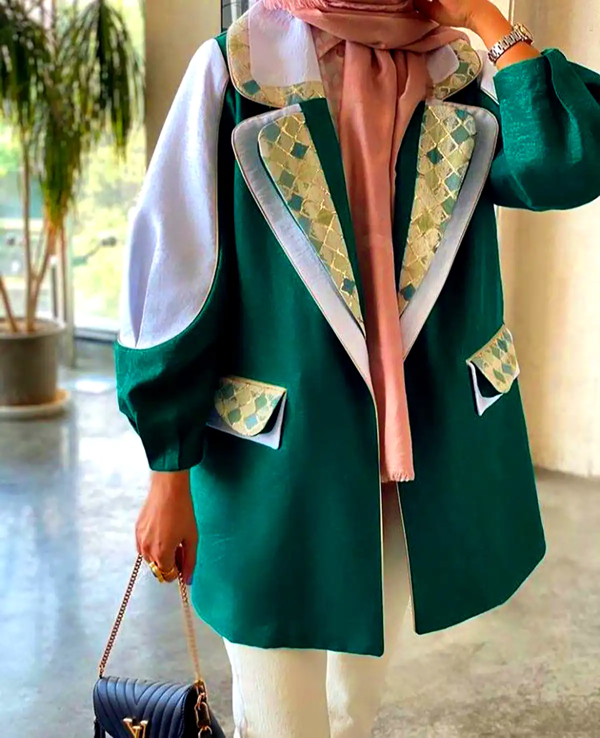 کت پائیزی فانتزی رنگی