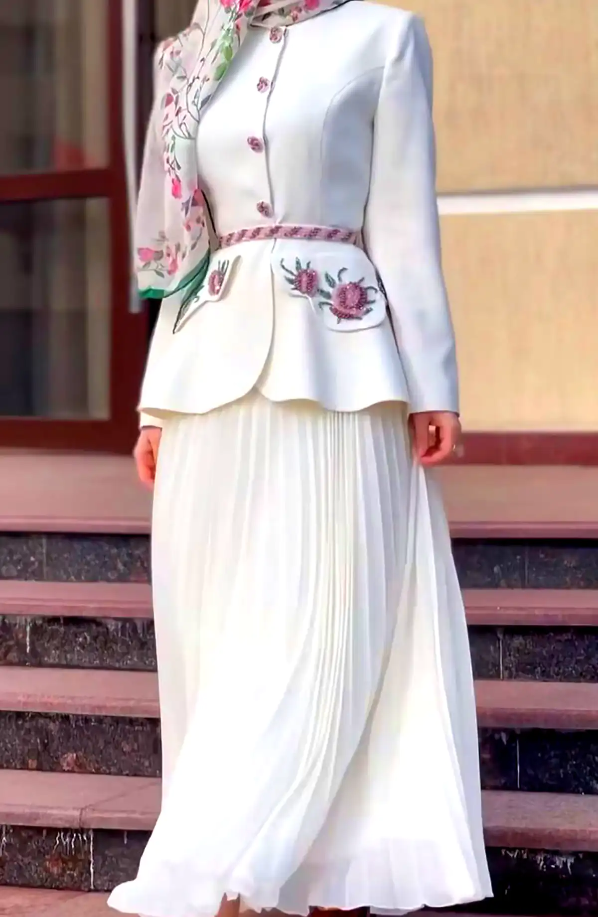 کت و دامن چیندار خاص