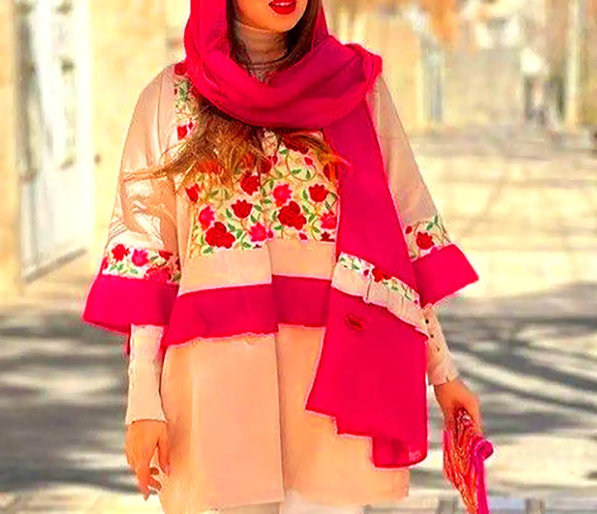 استایل سرخابی راحت روزانه