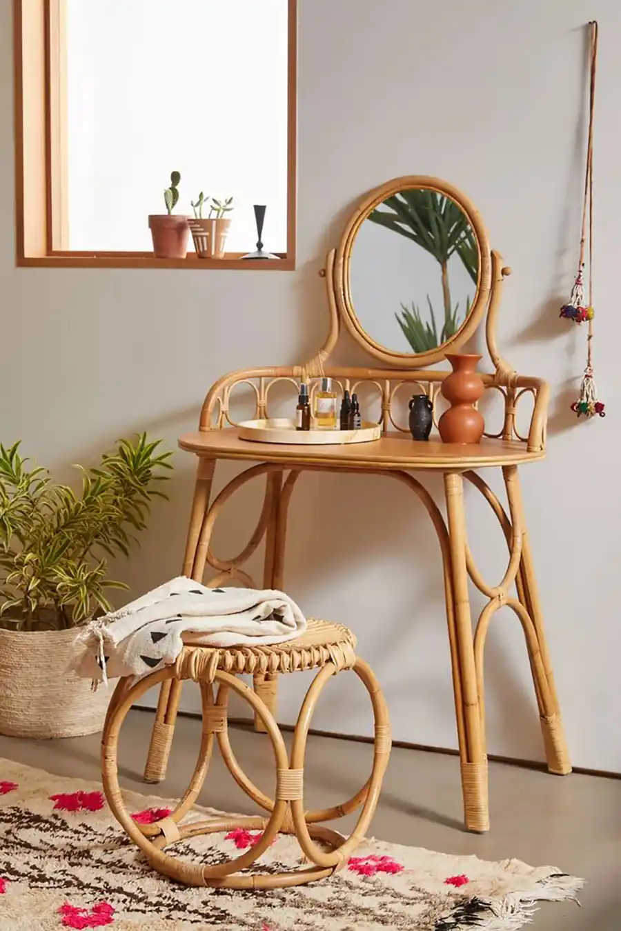 میز آرایش به سبک بوهو