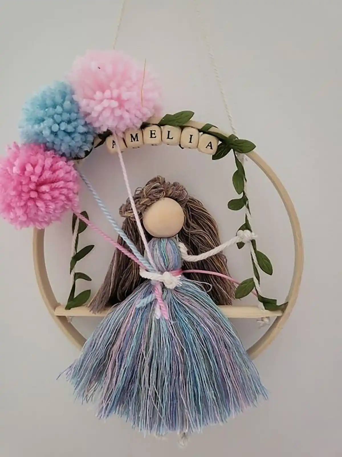 دیوارکوب فرشته مکرومه (جدیدترین مدل های ترند امسال ۱۴۰۴ - ۲۰۲۵) دیوارکوب فرشته مکرومه