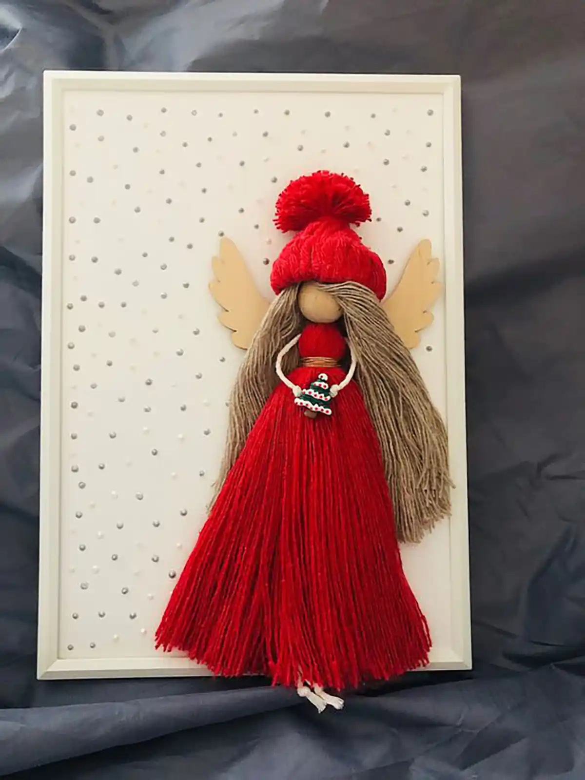دیوارکوب فرشته مکرومه (جدیدترین مدل های ترند امسال ۱۴۰۴ - ۲۰۲۵) دیوارکوب فرشته مکرومه