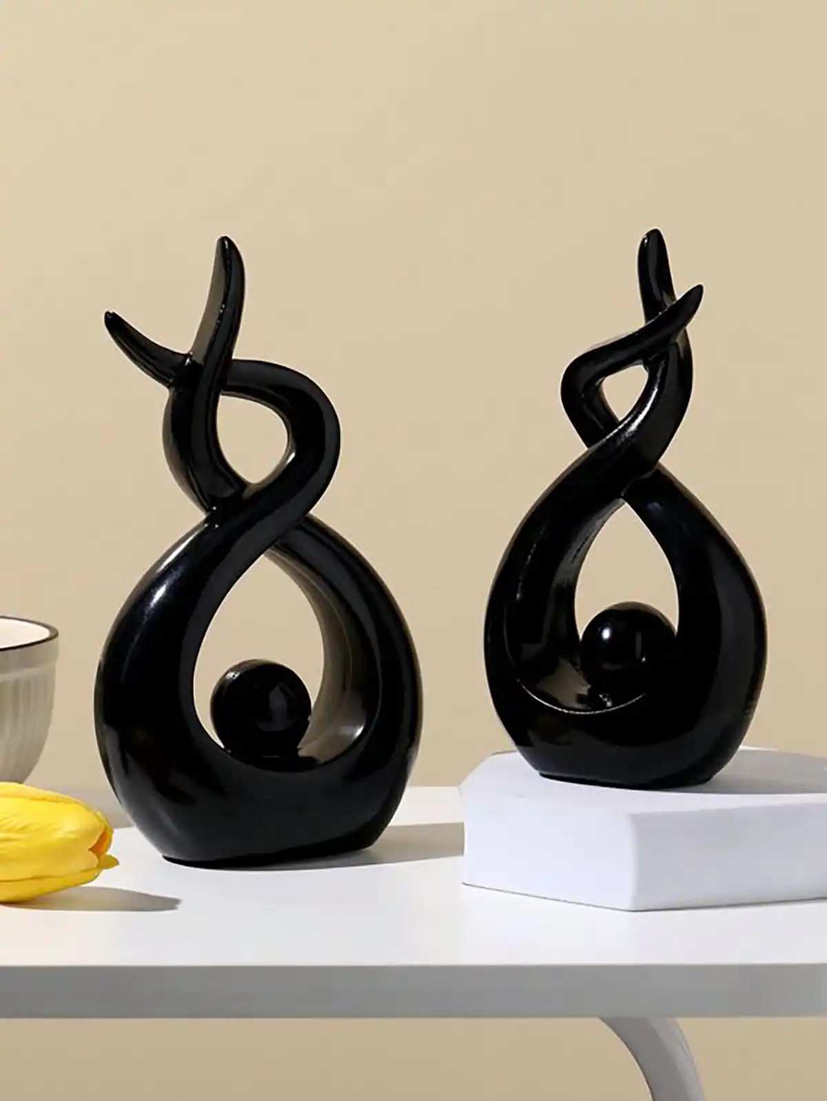 گلدان سرامیکی هندسی مدرن