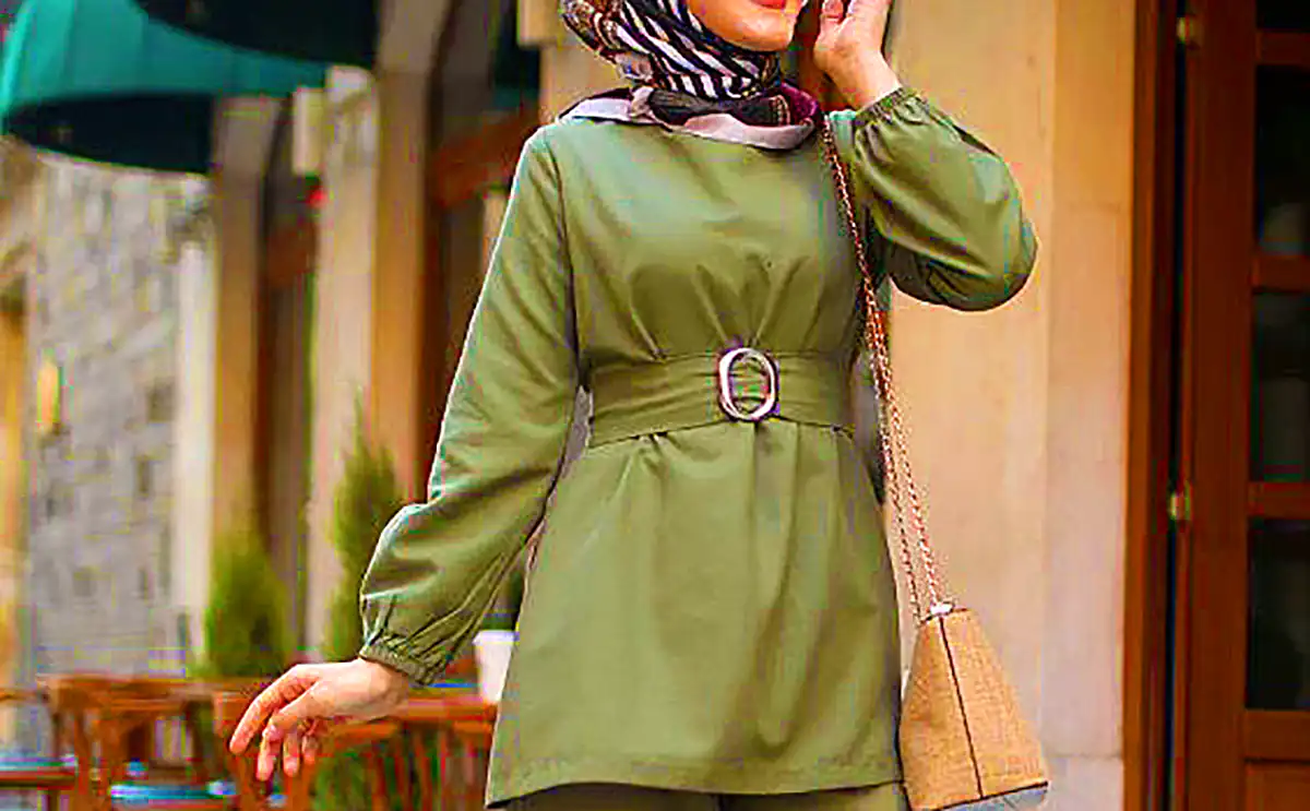 مانتو ساده دکمه دار