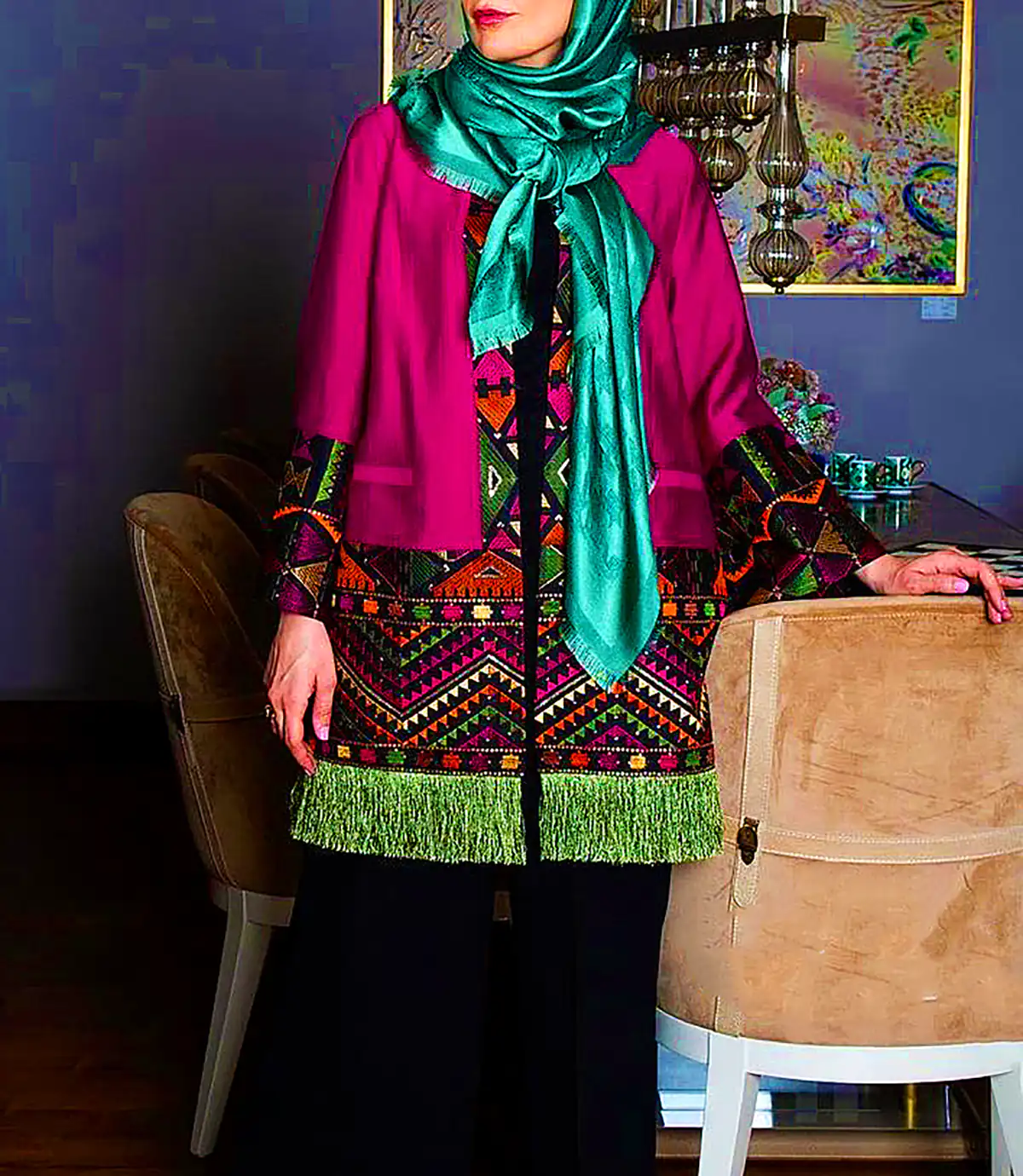 مانتو مجلسی مدرن زنانه