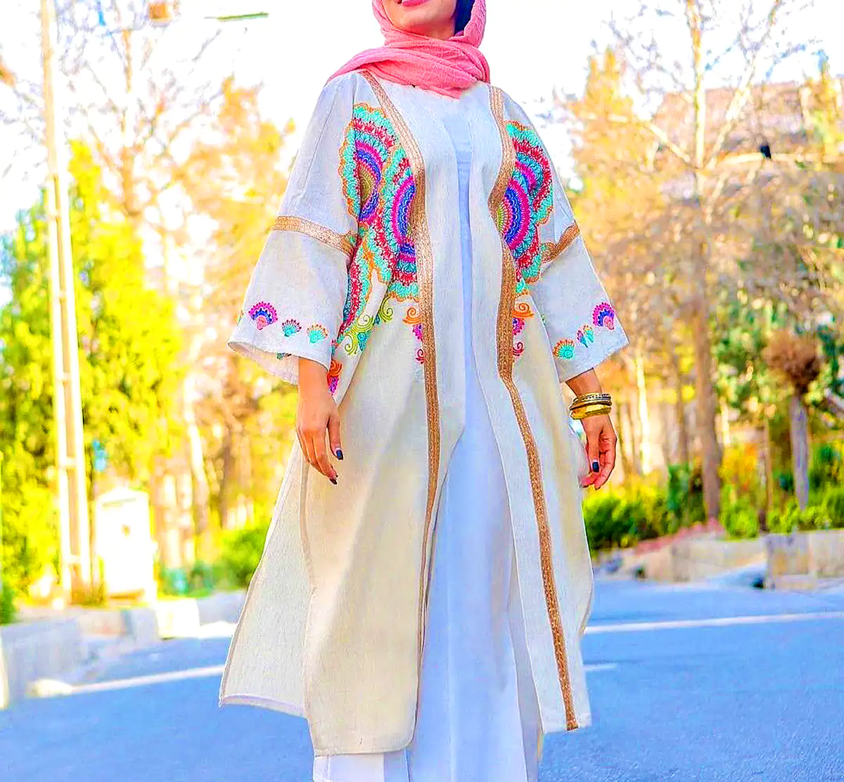 مانتو نخی مدرن زنانه