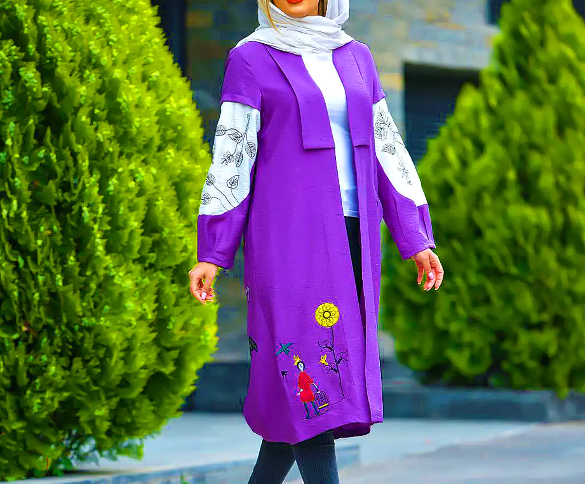 عبا جلو دکمه دار شیک