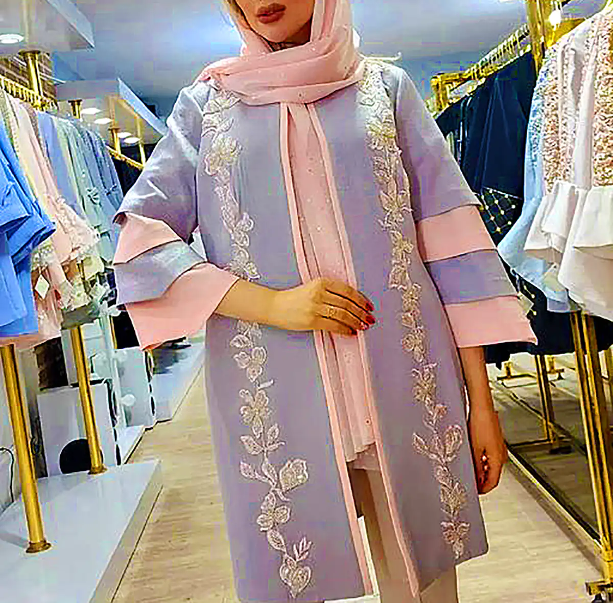 مانتو ژاکارد جدید و شیک