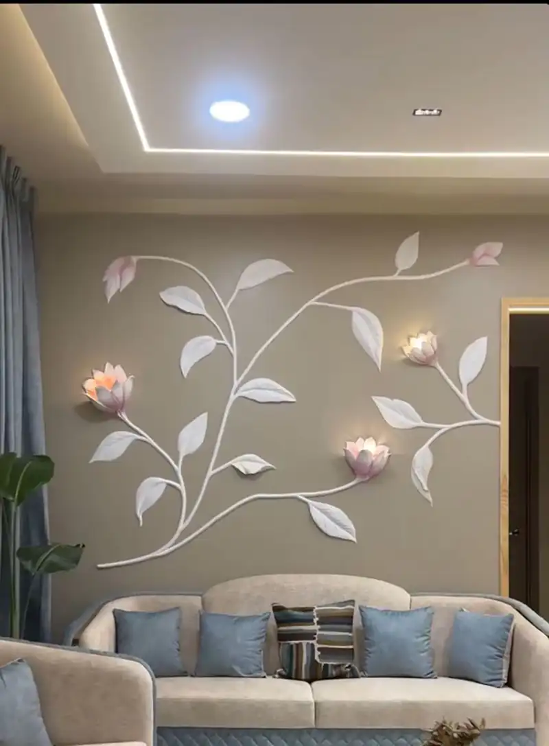 ایده دیزاین دیوار با نور مخفی (جدیدترین مدل های ترند امسال ۱۴۰۴ - ۲۰۲۵) ایده دیزاین دیوار با نور مخفی