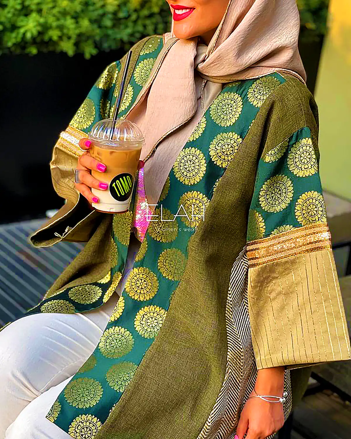 مانتو ابریشمی خاص مجلسی و شیک