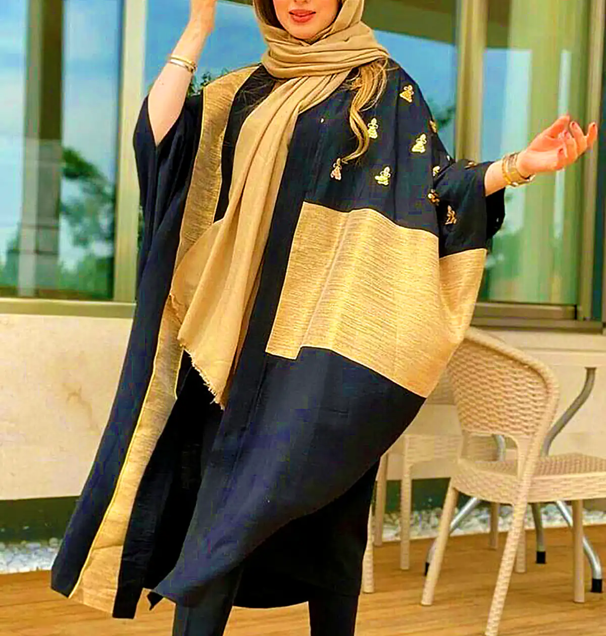 مانتو ابریشمی خاص مجلسی و شیک