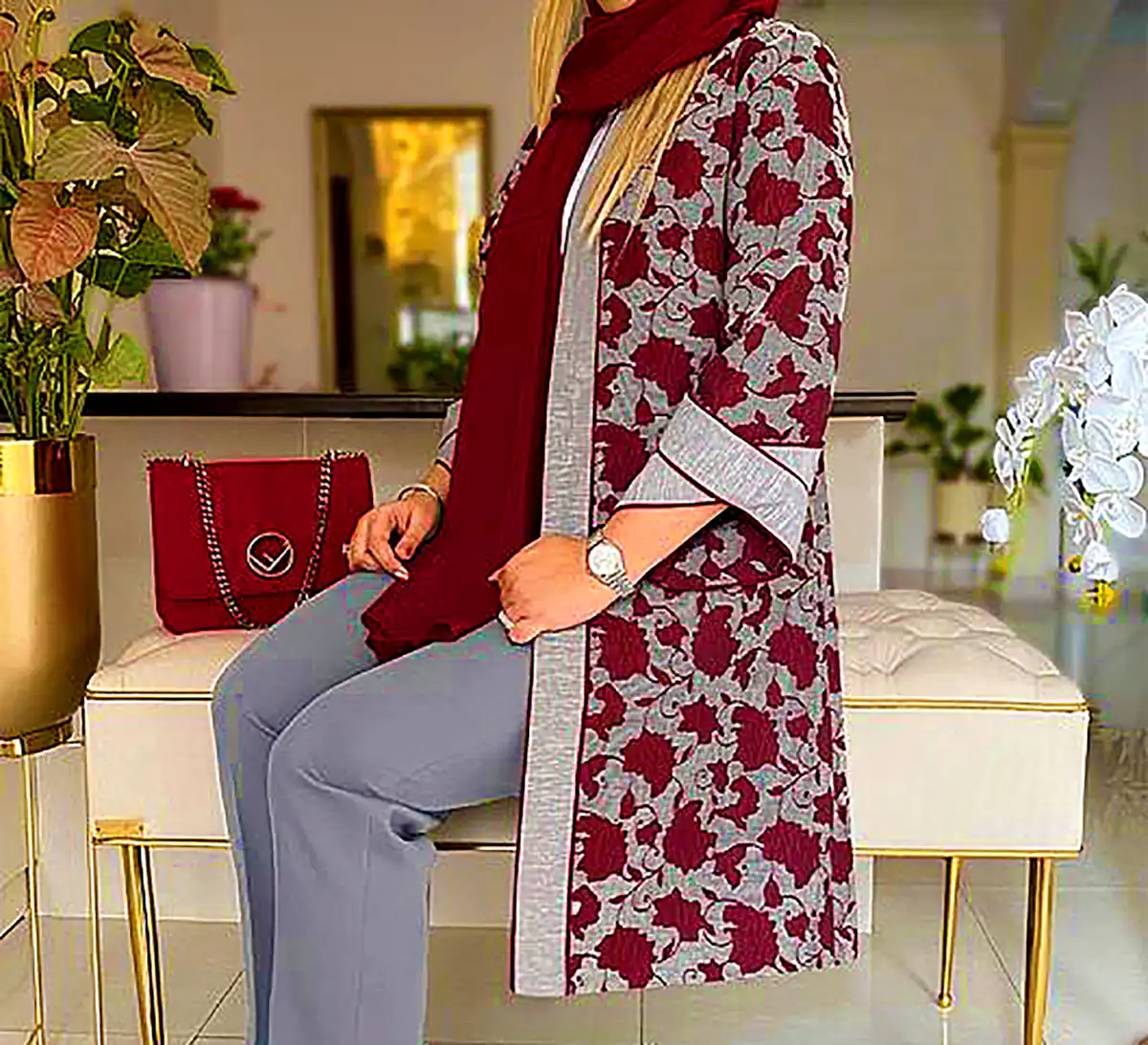 مانتو ابریشمی خاص مجلسی و شیک