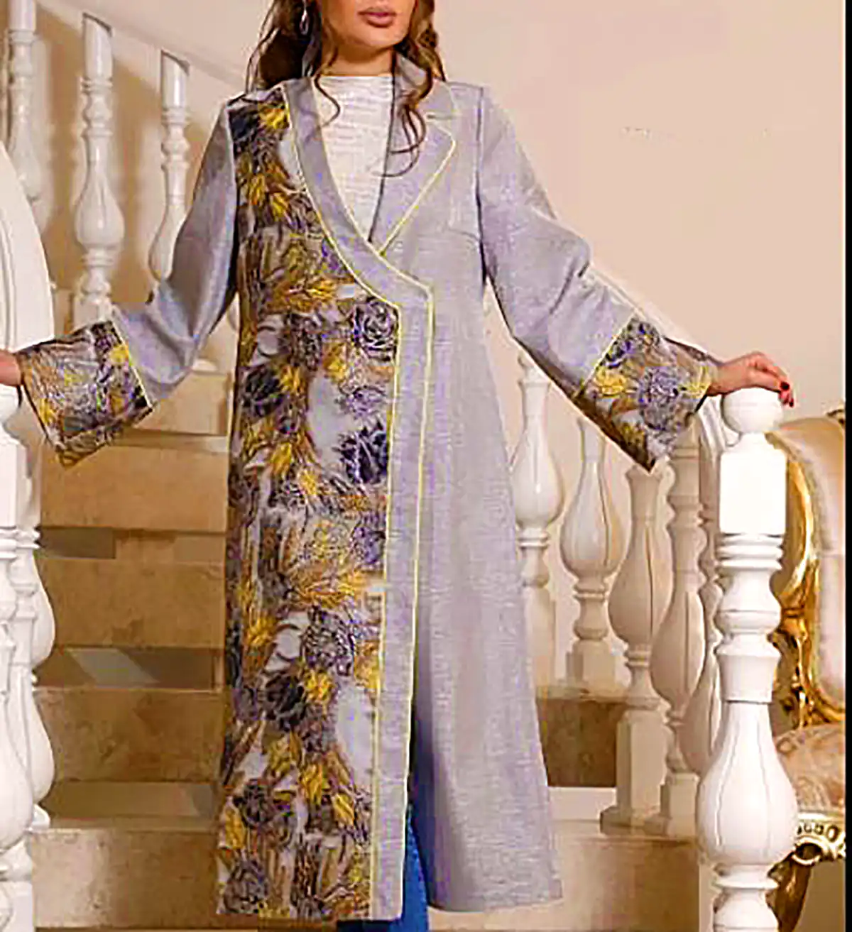 مانتو ابریشمی خاص مجلسی و شیک