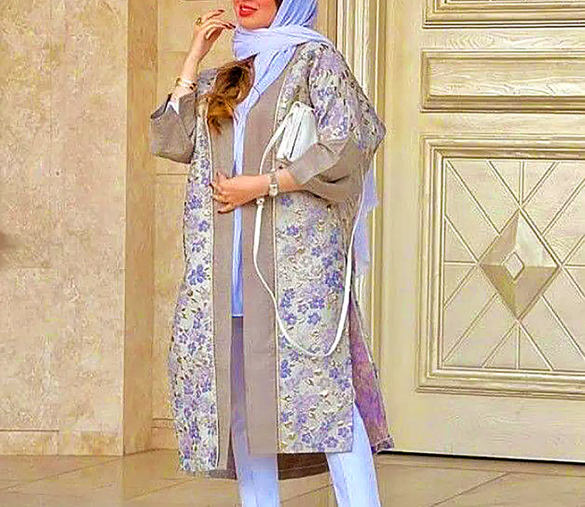 مانتو ابریشمی خاص مجلسی و شیک